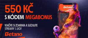 Betano TV = streamy 1. fotbalové ligy a bonus 550 Kč Betano TV = streamy 1. fotbalové ligy a bonus 550 Kč