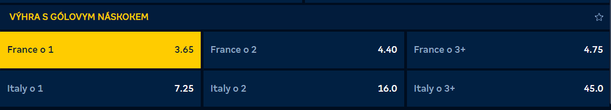 Francie má kvalitnější soupisku a hraje doma