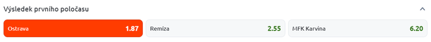 Baník vs Karviná TIP: první poločas výhra domácích