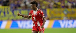 Kingsley Coman v průběhu utkání s Bocou Juniors, MS klubů 2025 Kingsley Coman v průběhu utkání s Bocou Juniors, MS klubů 2025