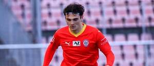 Na fotce hráč Zbrojovky Brno Lucas Kubr Na fotce hráč Zbrojovky Brno Lucas Kubr