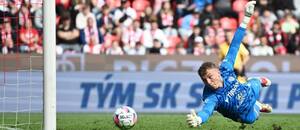 Gólman Slovácka Jiří Borek: Slavia vs. Slovácko 2025 Gólman Slovácka Jiří Borek: Slavia vs. Slovácko 2025