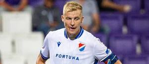 Michal Frydrych z Baníku během 3. předkola Konferenční ligy na hřišti Austrie Vídeň Michal Frydrych z Baníku během 3. předkola Konferenční ligy na hřišti Austrie Vídeň