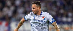 Daniel Holzer během střetnutí proti Austrii Vídeň Daniel Holzer během střetnutí proti Austrii Vídeň