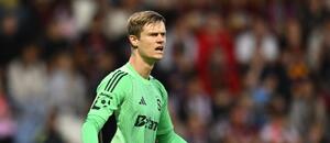 Brankář Sparty Peter Vindahl během utkání v Liberci Brankář Sparty Peter Vindahl během utkání v Liberci