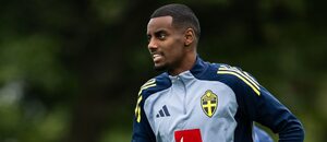 Alexander Isak, nová nejdražší posila Premier League, na tréninku švédské reprezentace Alexander Isak, nová nejdražší posila Premier League, na tréninku švédské reprezentace