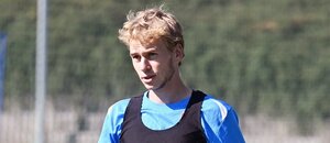 Michal Beran na tréninku reprezentace Michal Beran na tréninku reprezentace