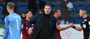 Brian Priske po remíze Sparty na hřišti Slovácka Brian Priske po remíze Sparty na hřišti Slovácka